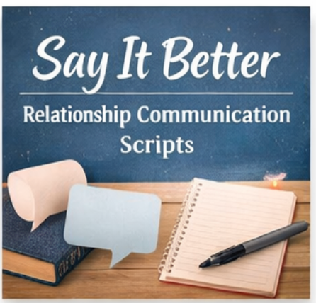 Say It Better: Relationship Communication Scripts (Instant Download)